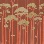 79222-8 Панно AS Creation 371*280, Лесной ритм на красном 79222-8 Панно AS Creation 371*280, Лесной ритм на красном