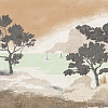 ART18 002 Панно Loymina Пейзаж 2 — картинка №1