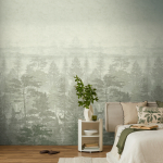 77069-1 Панно AS Creation 159*280, Олени в туманном лесу 77069-1 Панно AS Creation 159*280, Олени в туманном лесу