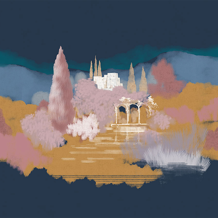 ART12 021 Панно Loymina Пейзаж 2 — картинка №1