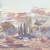 ART15 002 Панно Loymina Пейзаж 2 — картинка №1