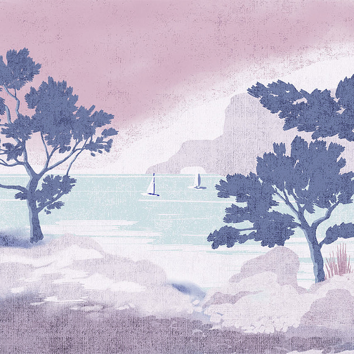 ART18 007 Панно Loymina Пейзаж 2 — картинка №1